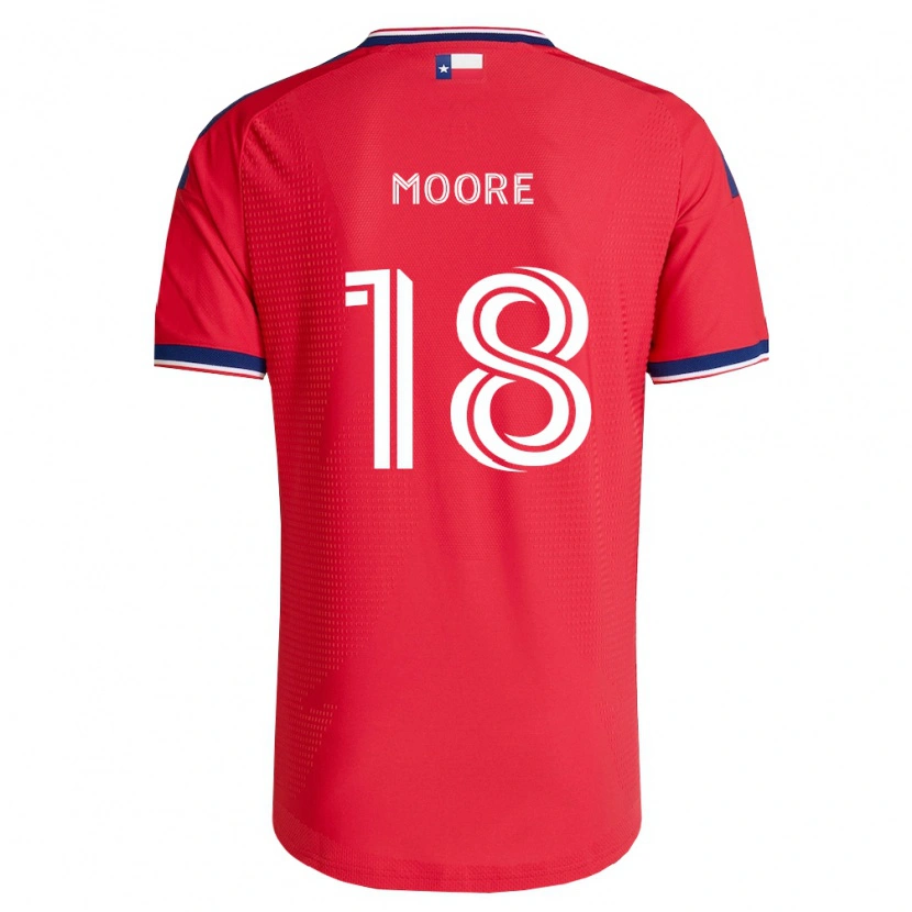 Danxen Herren Shaq Moore #18 Rot Blau Weiß Heimtrikot Trikot 2026/27 T-Shirt Österreich