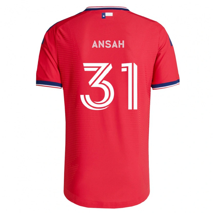 Danxen Herren Eugene Ansah #31 Rot Blau Weiß Heimtrikot Trikot 2026/27 T-Shirt Österreich