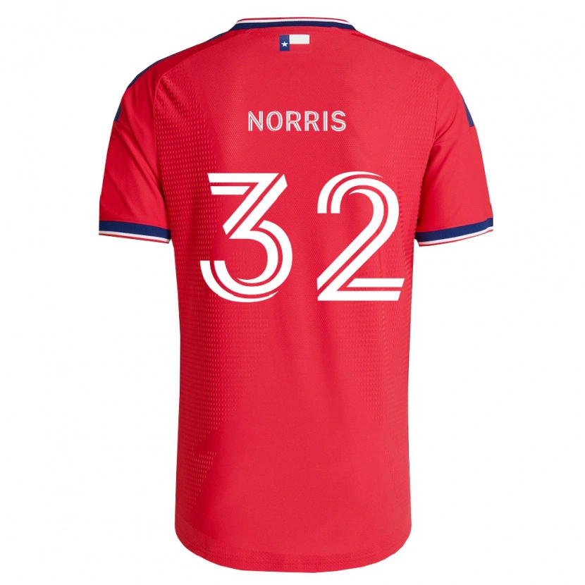 Danxen Herren Nolan Norris #32 Rot Blau Weiß Heimtrikot Trikot 2026/27 T-Shirt Österreich