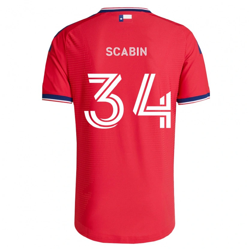 Danxen Herren Kaka Scabin #34 Rot Blau Weiß Heimtrikot Trikot 2026/27 T-Shirt Österreich