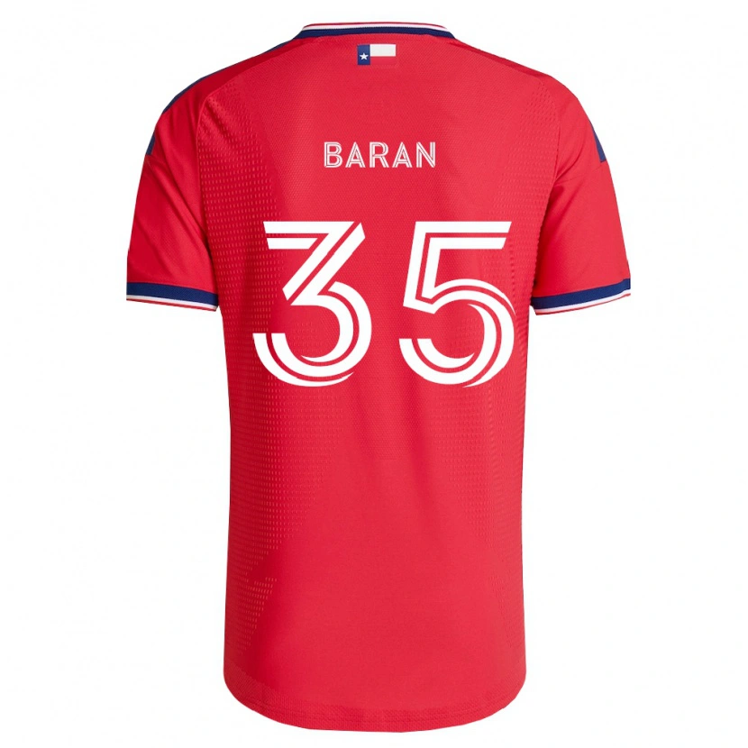 Danxen Herren Daniel Baran #35 Rot Blau Weiß Heimtrikot Trikot 2026/27 T-Shirt Österreich