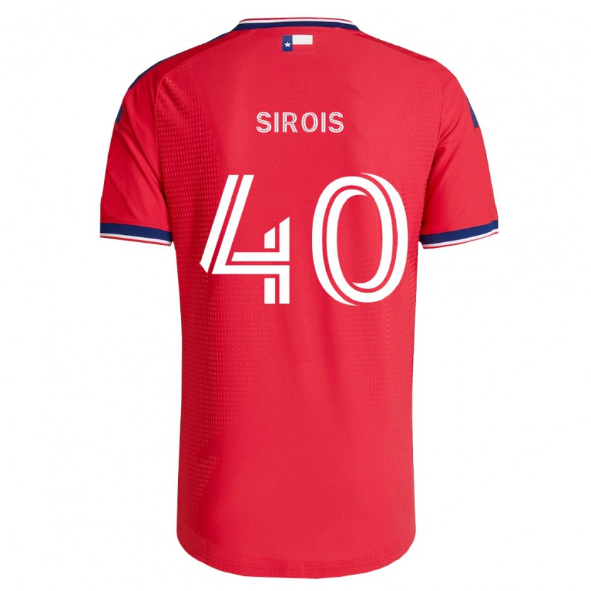 Danxen Herren Jonathan Sirois #40 Rot Blau Weiß Heimtrikot Trikot 2026/27 T-Shirt Österreich