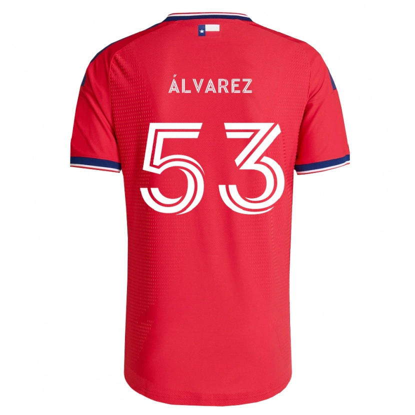 Danxen Herren Giomar Álvarez #53 Rot Blau Weiß Heimtrikot Trikot 2026/27 T-Shirt Österreich