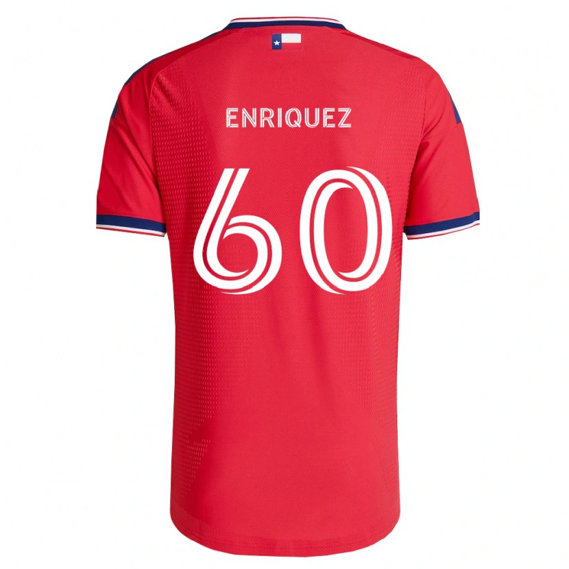 Danxen Herren Fabian Enriquez #60 Rot Blau Weiß Heimtrikot Trikot 2026/27 T-Shirt Österreich