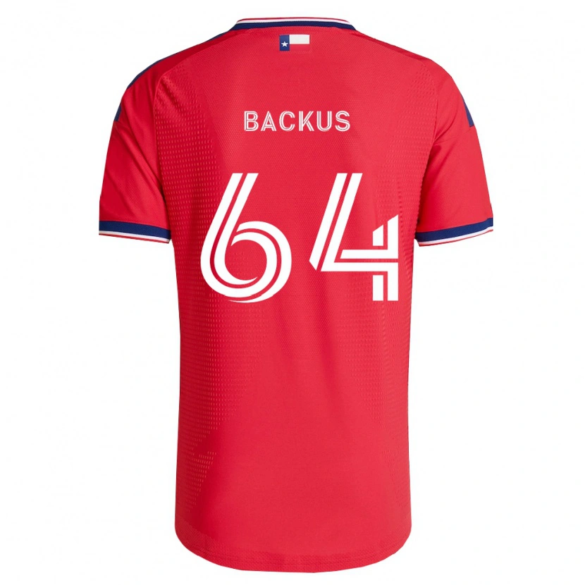 Danxen Herren Braeden Backus #64 Rot Blau Weiß Heimtrikot Trikot 2026/27 T-Shirt Österreich
