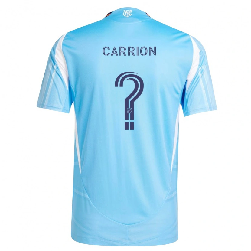 Danxen Herren Emanuel Carrion #0 Himmelblau Weiß Heimtrikot Trikot 2026/27 T-Shirt Österreich