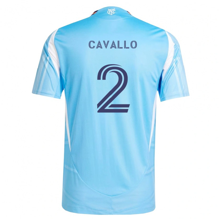 Danxen Herren Nico Cavallo #2 Himmelblau Weiß Heimtrikot Trikot 2026/27 T-Shirt Österreich