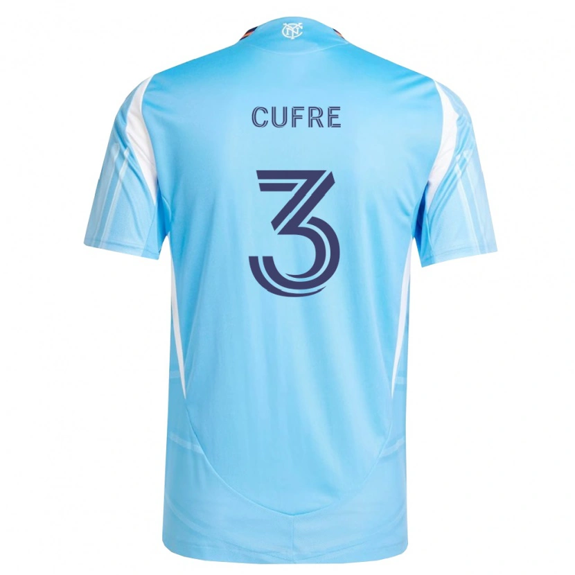 Danxen Herren Braian Cufré #3 Himmelblau Weiß Heimtrikot Trikot 2026/27 T-Shirt Österreich