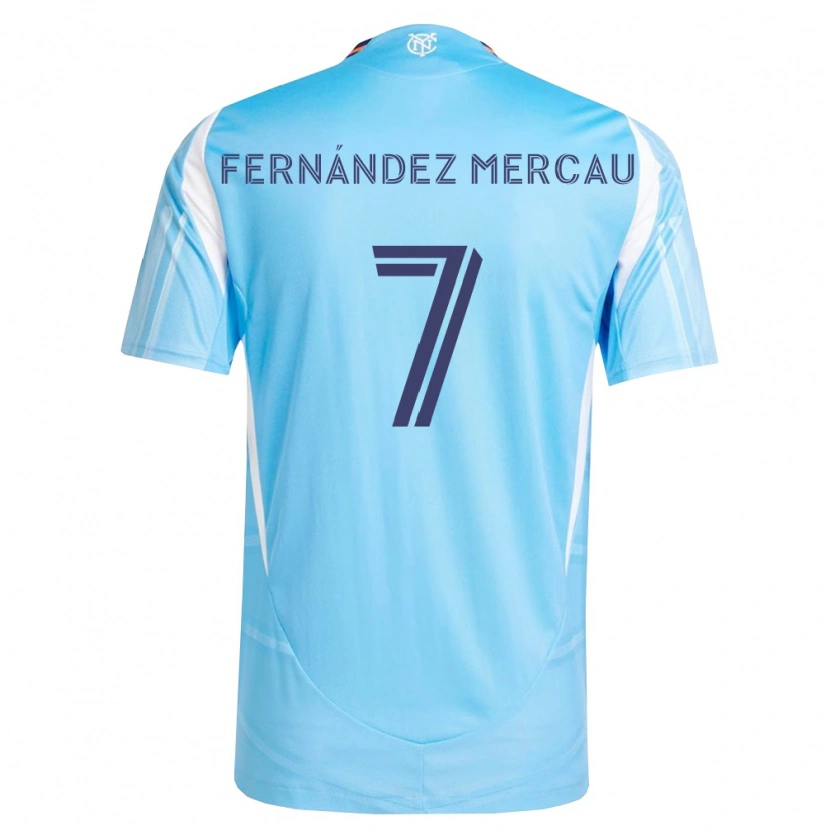 Danxen Herren Nicolás Fernández Mercau #7 Himmelblau Weiß Heimtrikot Trikot 2026/27 T-Shirt Österreich