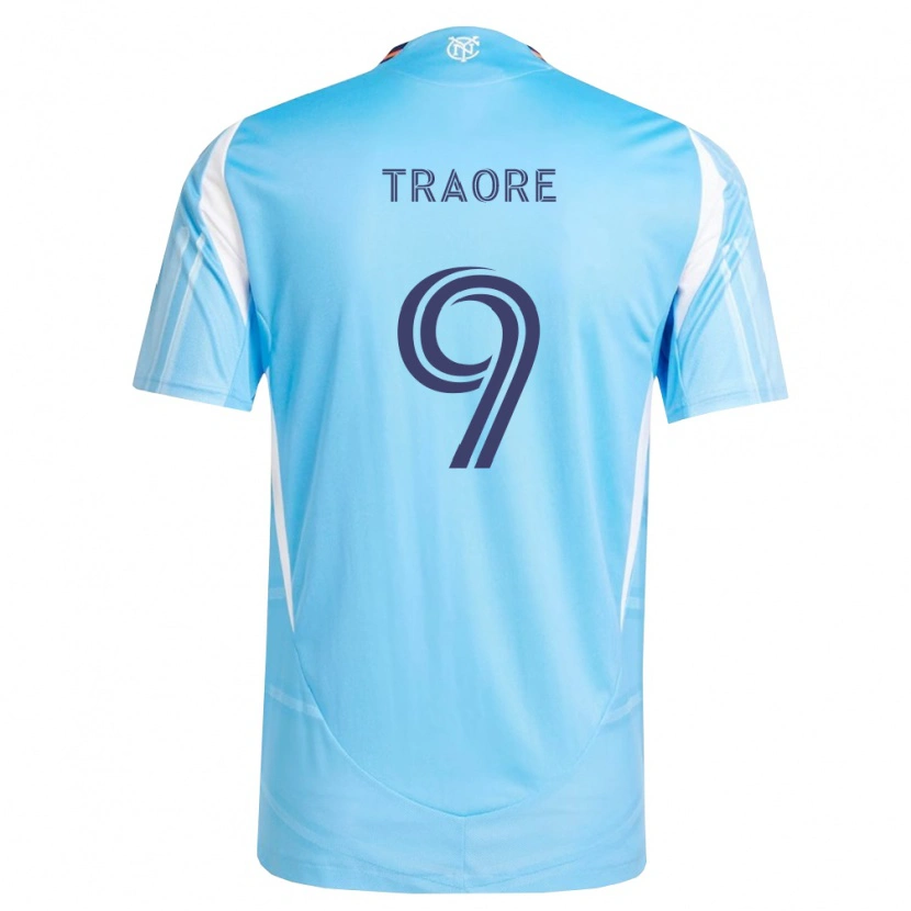 Danxen Herren Bénie Traoré #9 Himmelblau Weiß Heimtrikot Trikot 2026/27 T-Shirt Österreich
