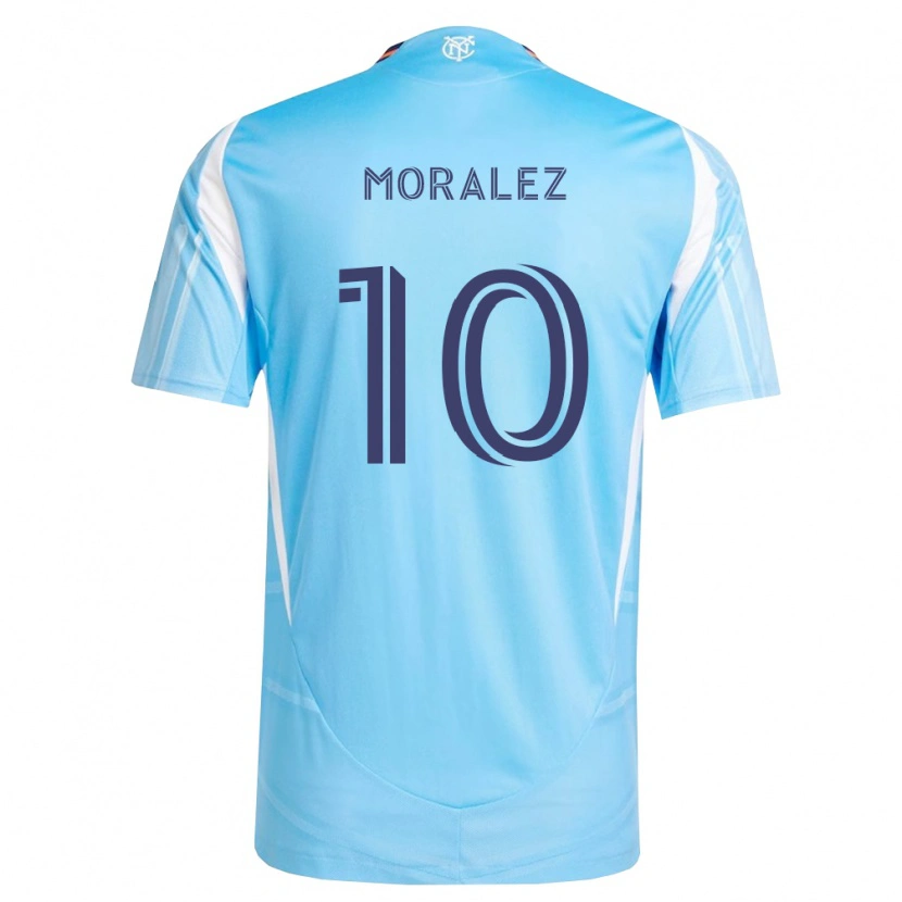 Danxen Herren Maxi Moralez #10 Himmelblau Weiß Heimtrikot Trikot 2026/27 T-Shirt Österreich