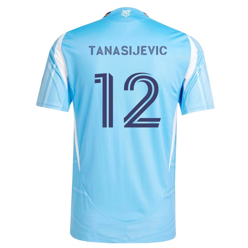 Danxen Herren Strahinja Tanasijevic #12 Himmelblau Weiß Heimtrikot Trikot 2026/27 T-Shirt Österreich