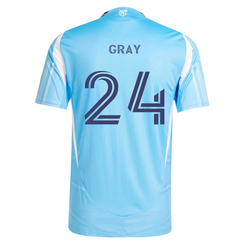 Danxen Herren Tayvon Gray #24 Himmelblau Weiß Heimtrikot Trikot 2026/27 T-Shirt Österreich