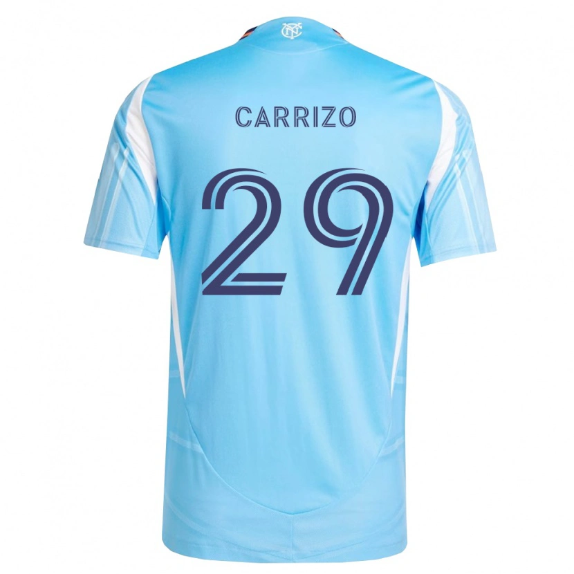 Danxen Herren Máximo Carrizo #29 Himmelblau Weiß Heimtrikot Trikot 2026/27 T-Shirt Österreich
