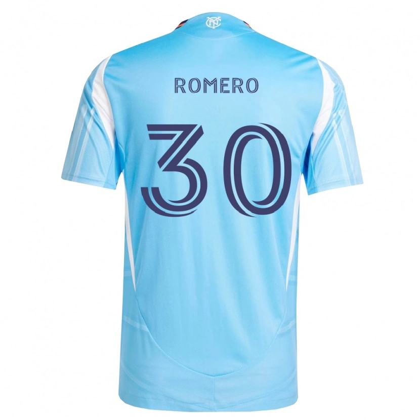 Danxen Herren Tomás Romero #30 Himmelblau Weiß Heimtrikot Trikot 2026/27 T-Shirt Österreich