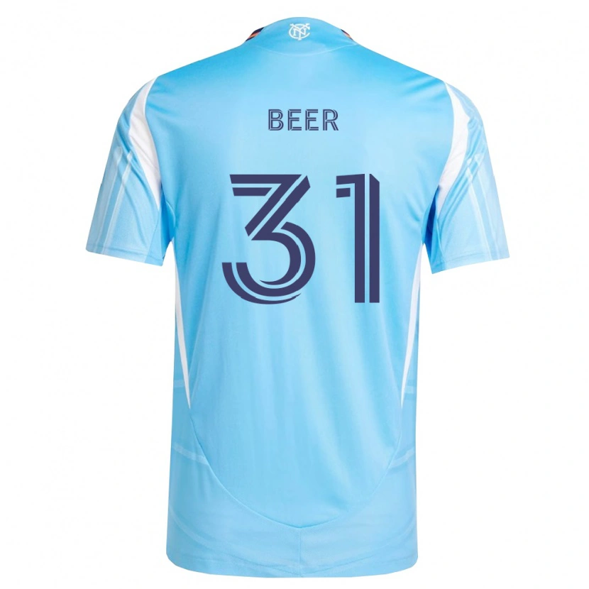 Danxen Herren Jack Beer #31 Himmelblau Weiß Heimtrikot Trikot 2026/27 T-Shirt Österreich