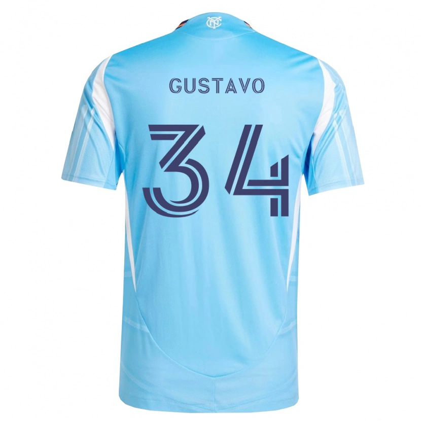 Danxen Herren Raul Gustavo #34 Himmelblau Weiß Heimtrikot Trikot 2026/27 T-Shirt Österreich