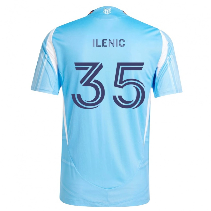 Danxen Herren Mitja Ilenic #35 Himmelblau Weiß Heimtrikot Trikot 2026/27 T-Shirt Österreich
