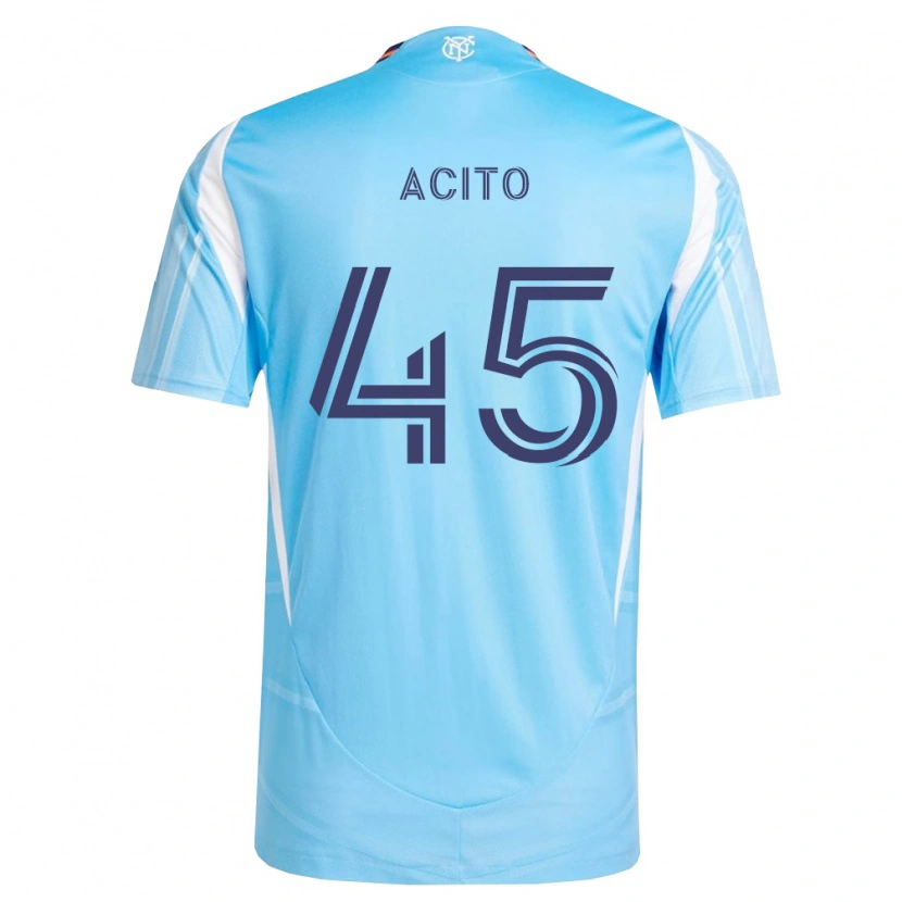 Danxen Herren Kamran Acito #45 Himmelblau Weiß Heimtrikot Trikot 2026/27 T-Shirt Österreich