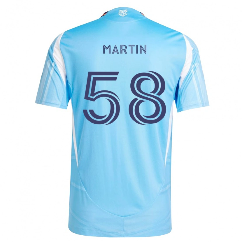 Danxen Herren Eóin Martin #58 Himmelblau Weiß Heimtrikot Trikot 2026/27 T-Shirt Österreich