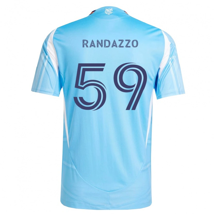 Danxen Herren Dylan Randazzo #59 Himmelblau Weiß Heimtrikot Trikot 2026/27 T-Shirt Österreich