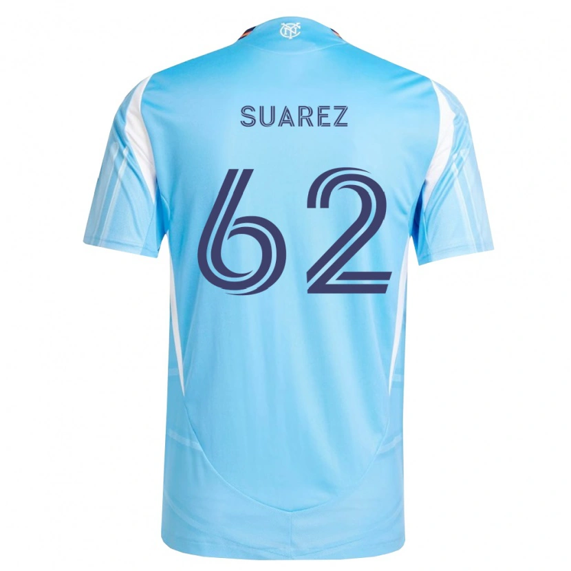 Danxen Herren Anthony Suarez #62 Himmelblau Weiß Heimtrikot Trikot 2026/27 T-Shirt Österreich