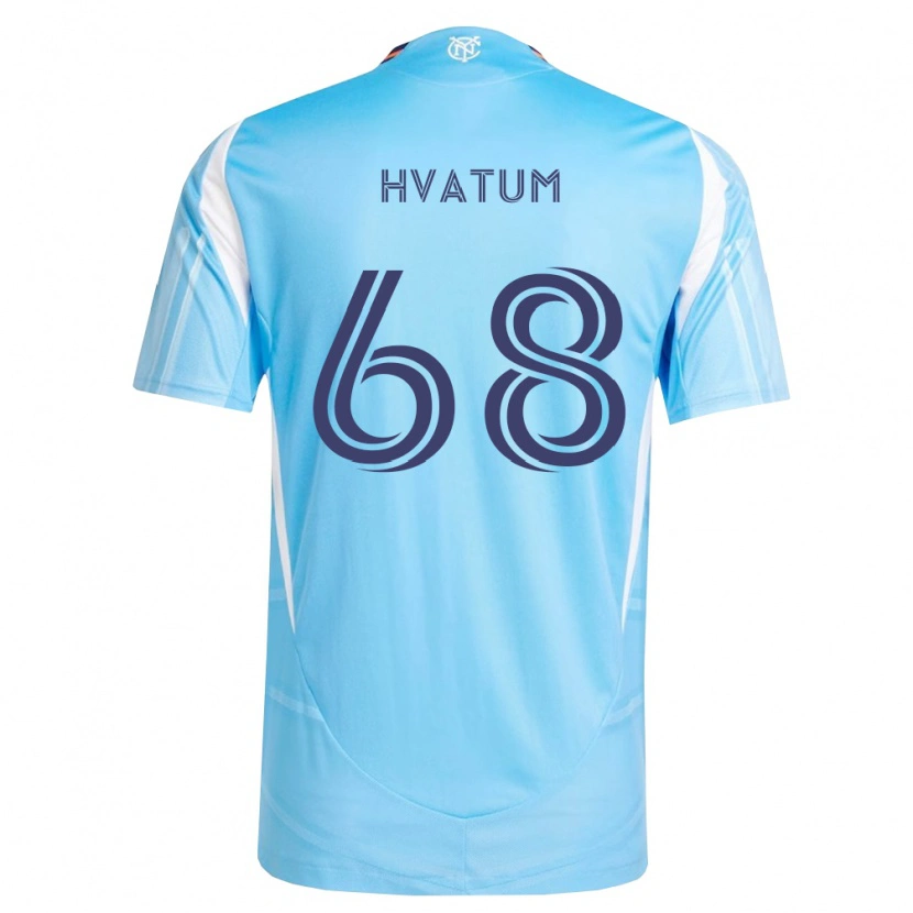 Danxen Herren Henrik Hvatum #68 Himmelblau Weiß Heimtrikot Trikot 2026/27 T-Shirt Österreich
