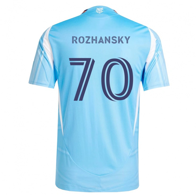 Danxen Herren Jake Rozhansky #70 Himmelblau Weiß Heimtrikot Trikot 2026/27 T-Shirt Österreich