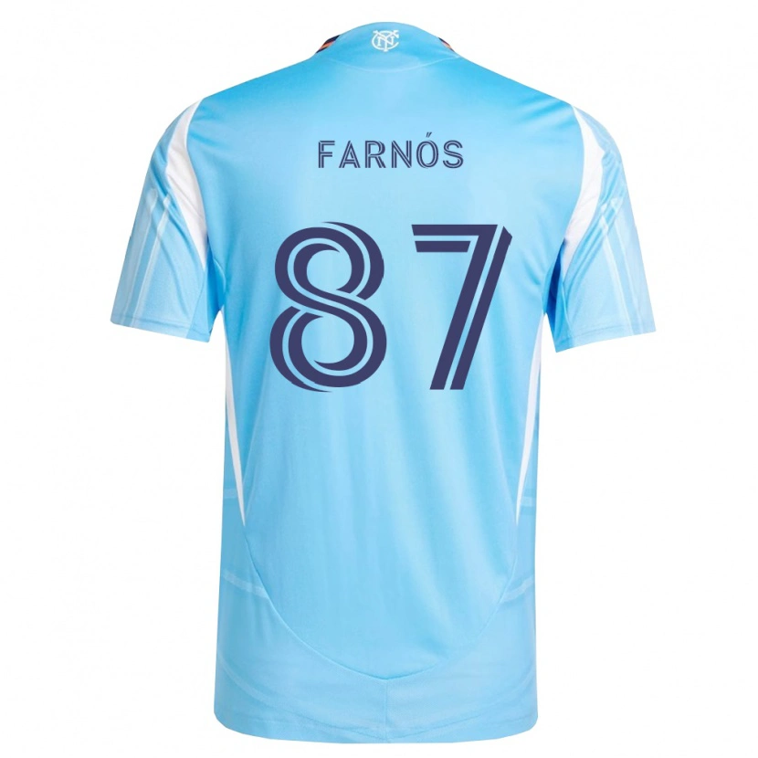 Danxen Herren Arnau Farnós #87 Himmelblau Weiß Heimtrikot Trikot 2026/27 T-Shirt Österreich