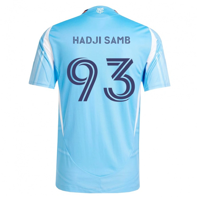Danxen Herren El Hadji Samb #93 Himmelblau Weiß Heimtrikot Trikot 2026/27 T-Shirt Österreich
