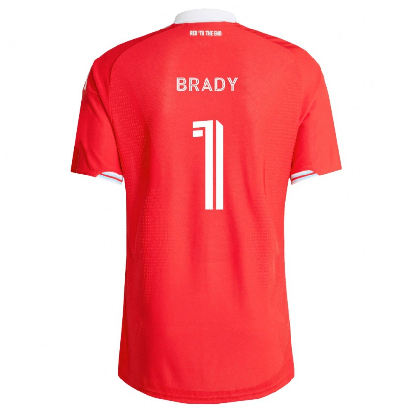 Danxen Herren Chris Brady #1 Rot Tiefblau Weiß Heimtrikot Trikot 2026/27 T-Shirt Österreich