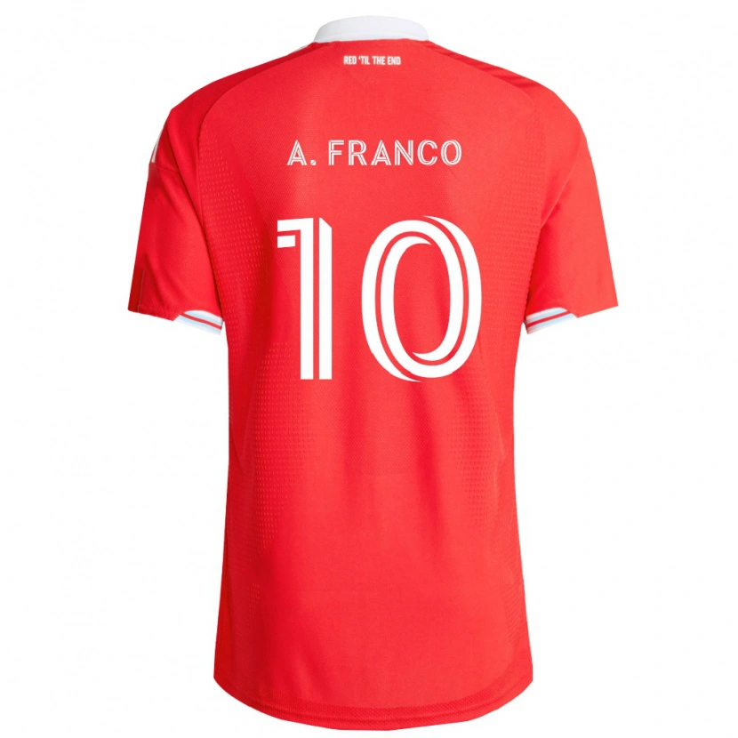 Danxen Herren André Franco #10 Rot Tiefblau Weiß Heimtrikot Trikot 2026/27 T-Shirt Österreich