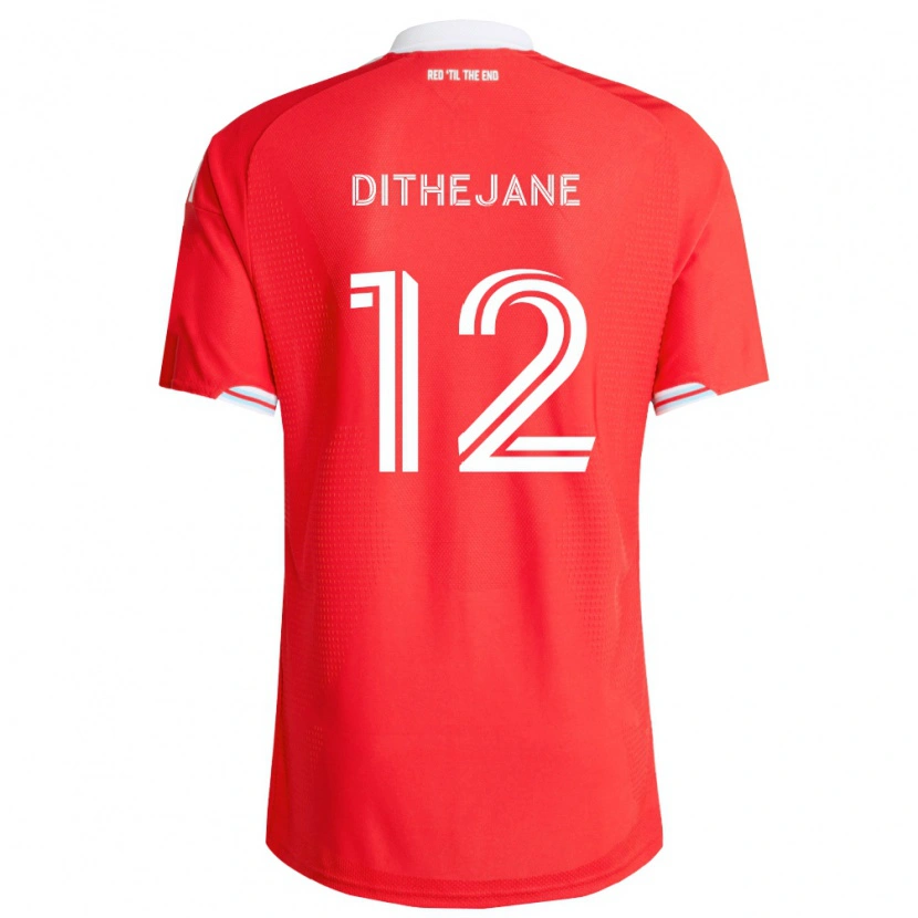 Danxen Herren Puso Dithejane #12 Rot Tiefblau Weiß Heimtrikot Trikot 2026/27 T-Shirt Österreich