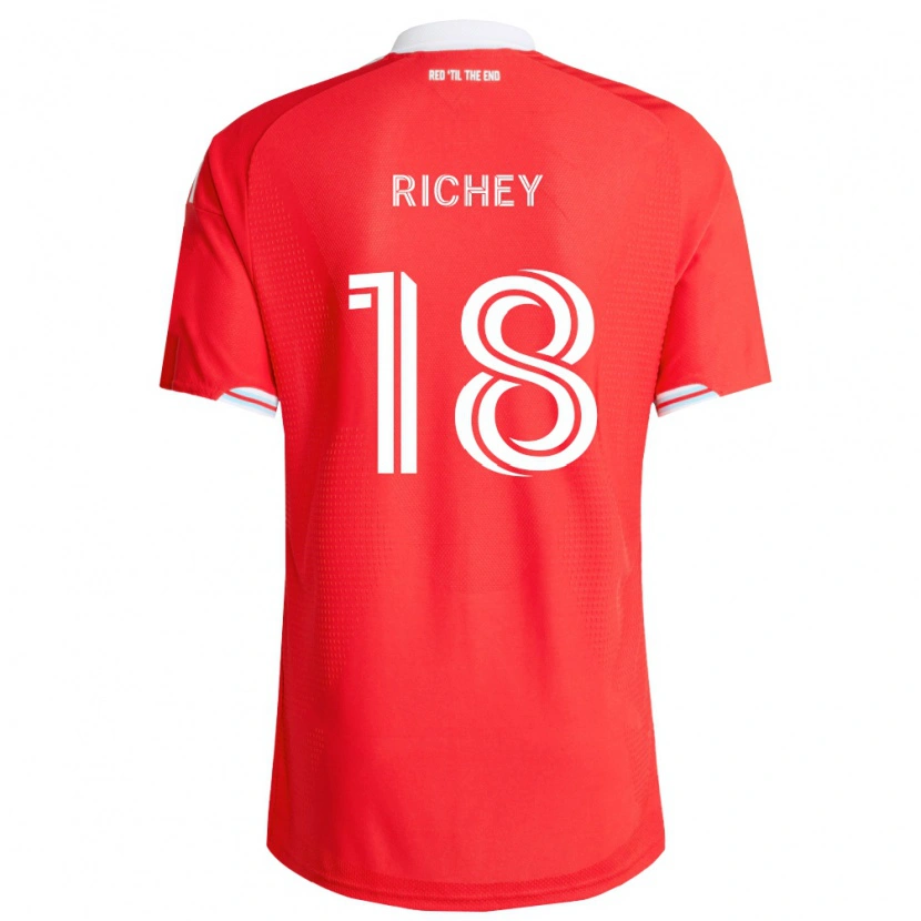 Danxen Herren Spencer Richey #18 Rot Tiefblau Weiß Heimtrikot Trikot 2026/27 T-Shirt Österreich