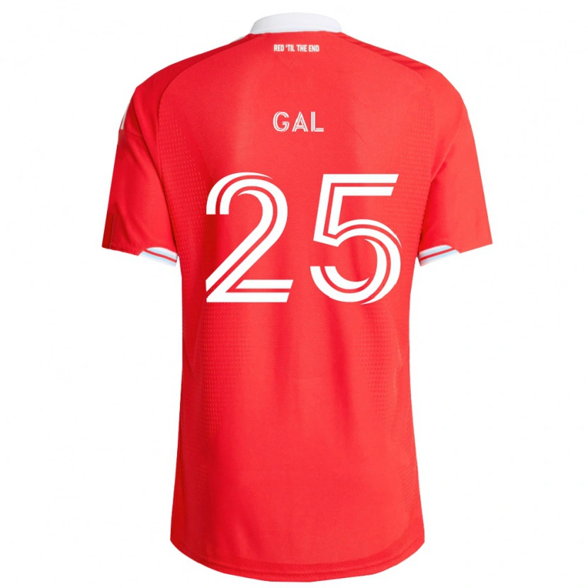 Danxen Herren Jeff Gal #25 Rot Tiefblau Weiß Heimtrikot Trikot 2026/27 T-Shirt Österreich