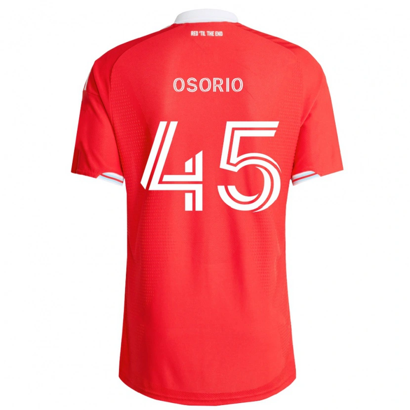 Danxen Herren Harold Osorio #45 Rot Tiefblau Weiß Heimtrikot Trikot 2026/27 T-Shirt Österreich