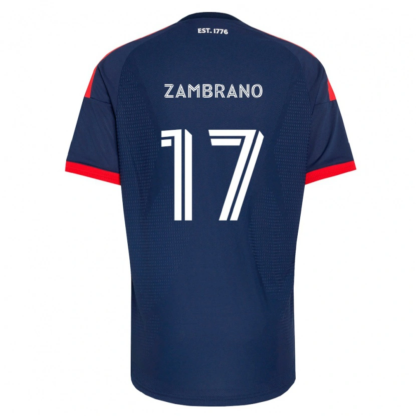 Danxen Herren Marcos Zambrano #17 Königsblau Rot Weiß Heimtrikot Trikot 2026/27 T-Shirt Österreich