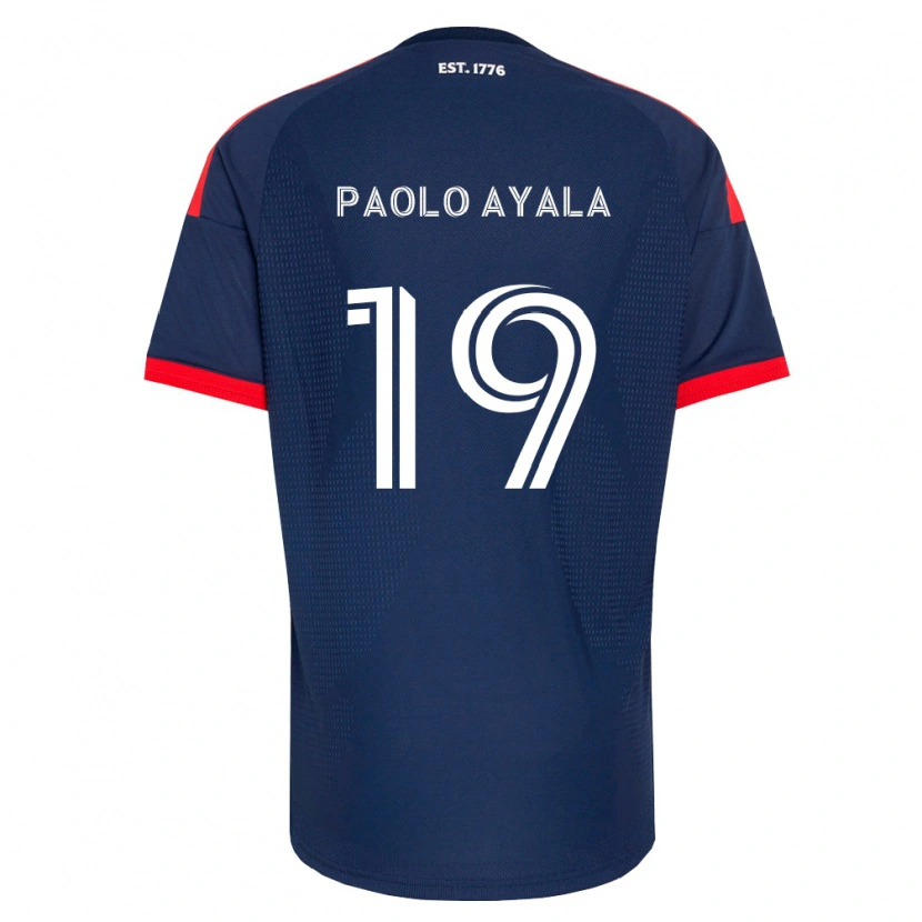 Danxen Herren Paolo Ayala #19 Königsblau Rot Weiß Heimtrikot Trikot 2026/27 T-Shirt Österreich