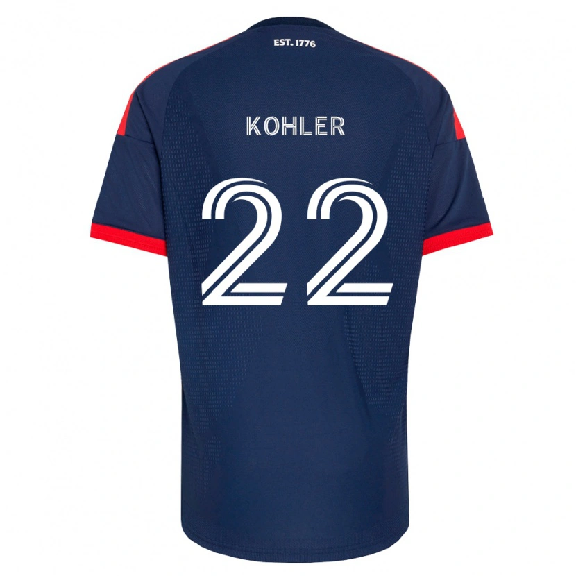 Danxen Herren Ethan Kohler #22 Königsblau Rot Weiß Heimtrikot Trikot 2026/27 T-Shirt Österreich