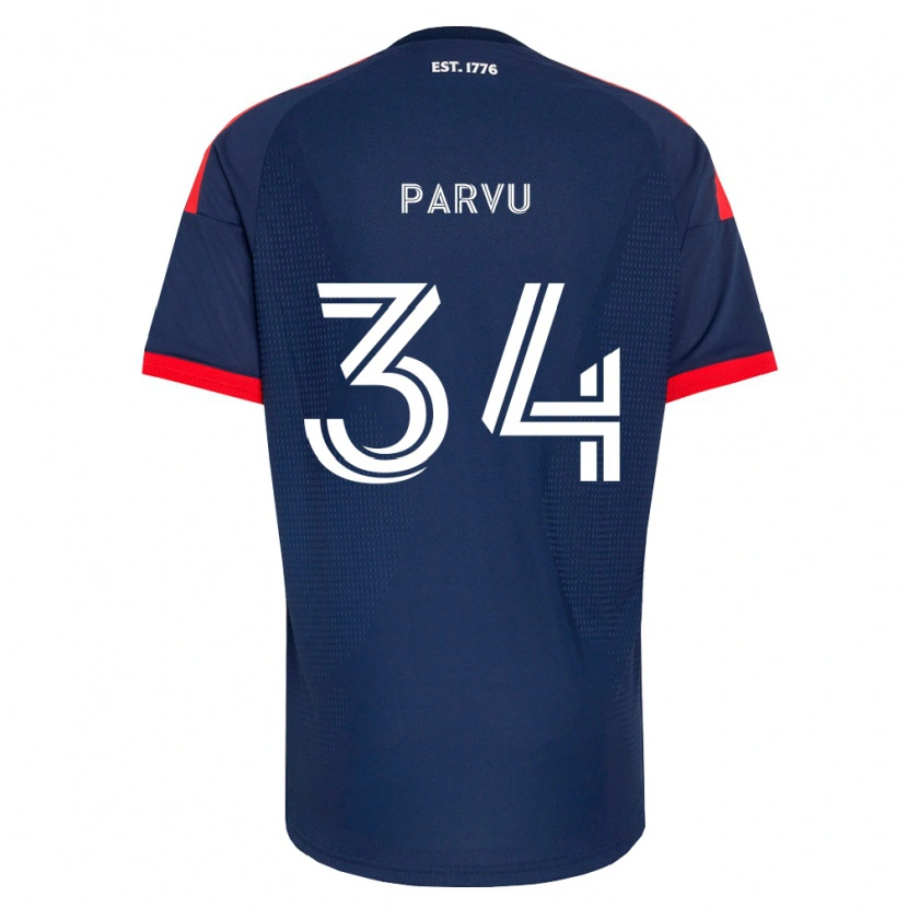 Danxen Herren Alexandru Parvu #34 Königsblau Rot Weiß Heimtrikot Trikot 2026/27 T-Shirt Österreich