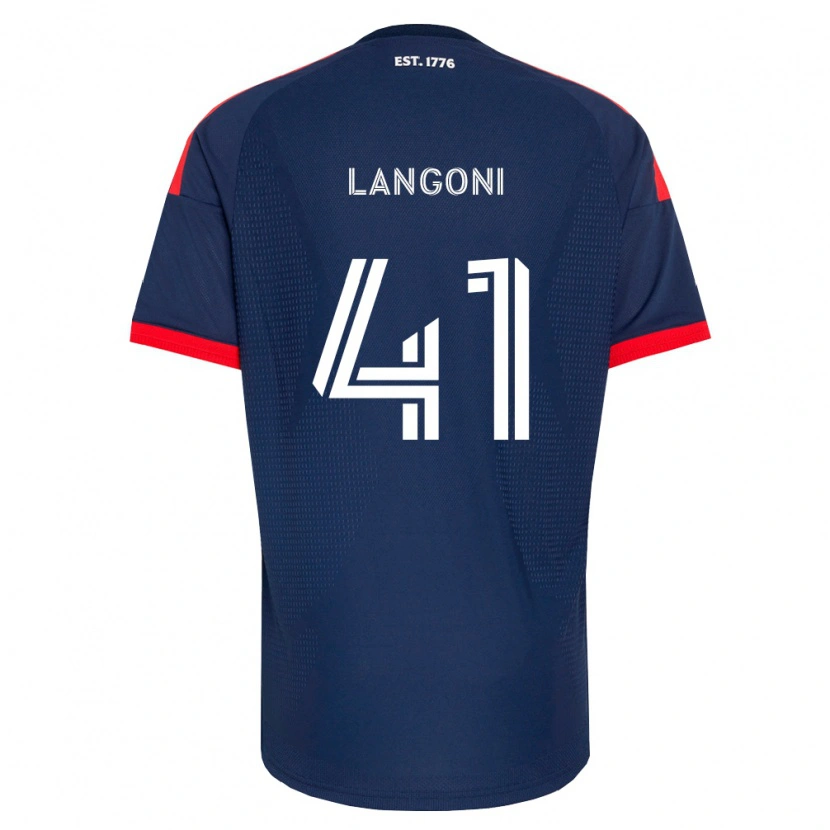 Danxen Herren Luca Langoni #41 Königsblau Rot Weiß Heimtrikot Trikot 2026/27 T-Shirt Österreich