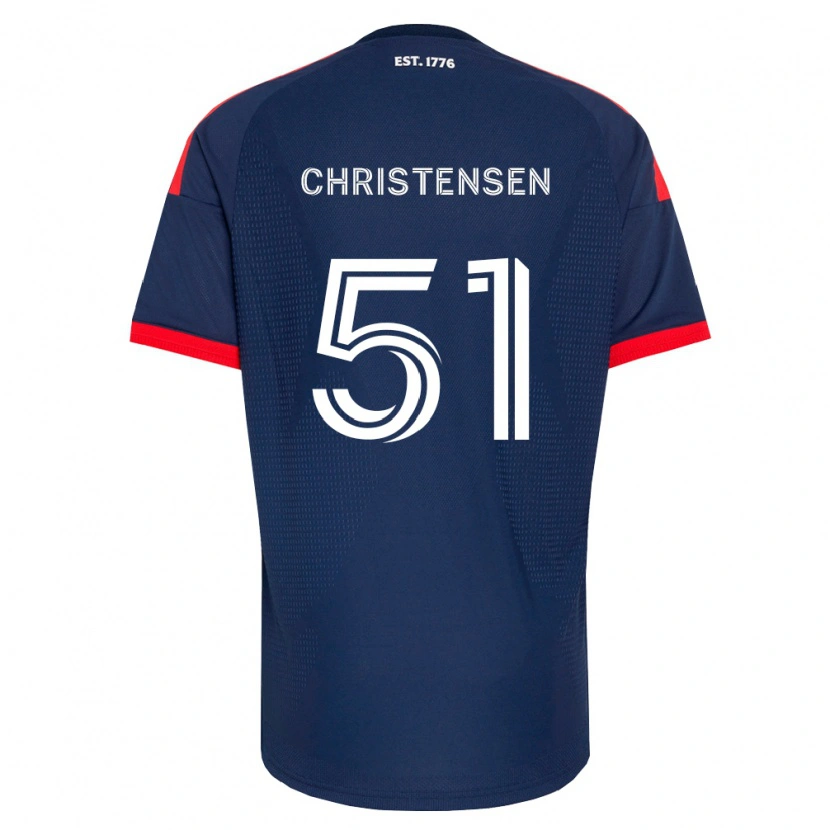 Danxen Herren Kevin Christensen #51 Königsblau Rot Weiß Heimtrikot Trikot 2026/27 T-Shirt Österreich
