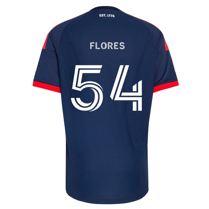 Danxen Herren Edwin Flores #54 Königsblau Rot Weiß Heimtrikot Trikot 2026/27 T-Shirt Österreich