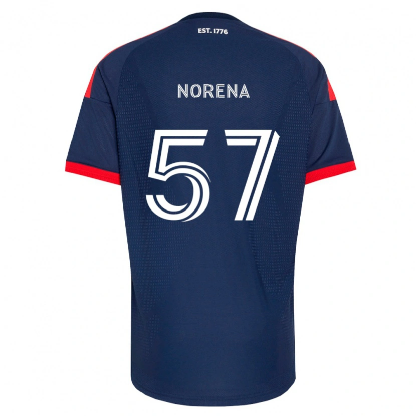 Danxen Herren Bryan Norena #57 Königsblau Rot Weiß Heimtrikot Trikot 2026/27 T-Shirt Österreich
