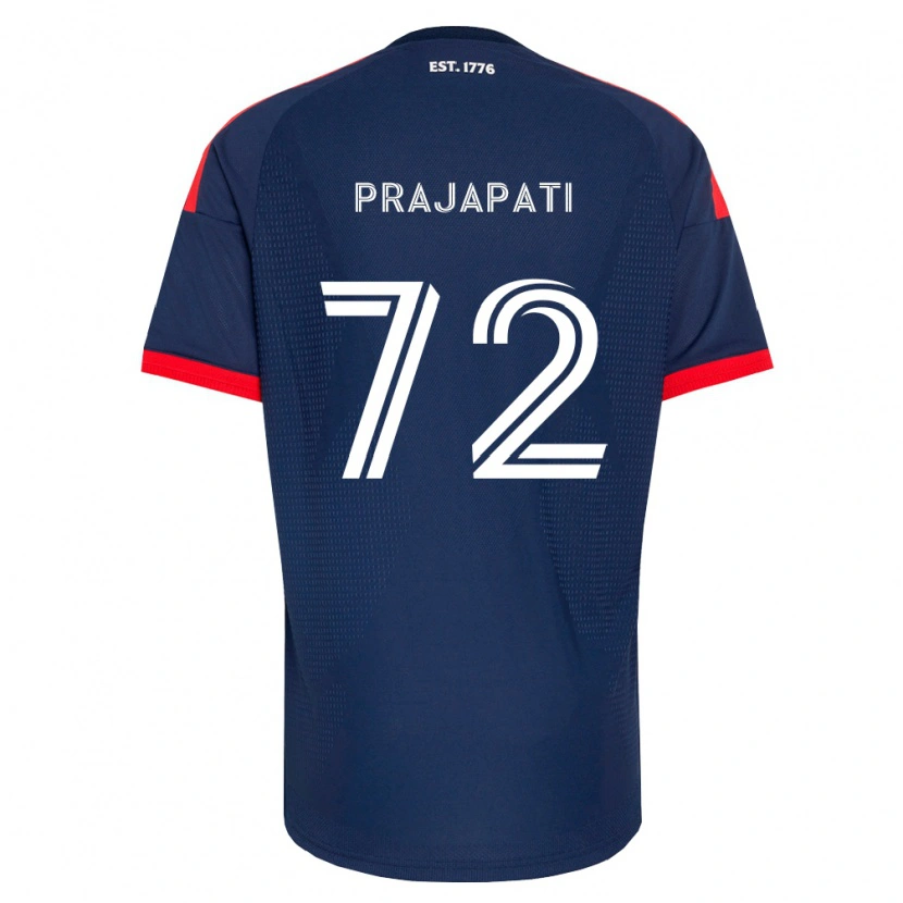 Danxen Herren Aarin Prajapati #72 Königsblau Rot Weiß Heimtrikot Trikot 2026/27 T-Shirt Österreich