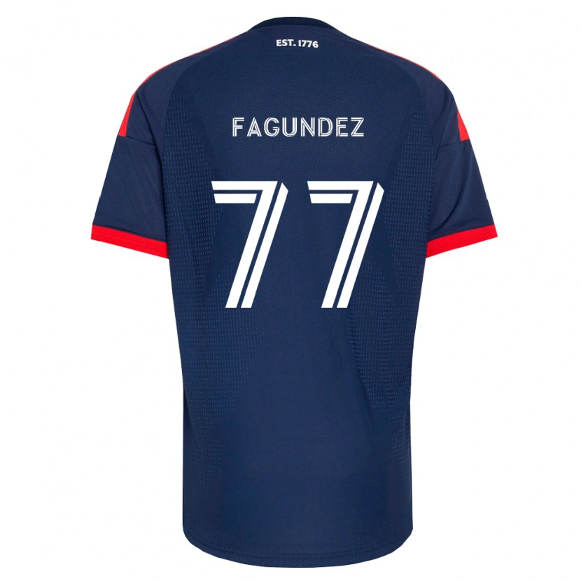 Danxen Herren Diego Fagúndez #77 Königsblau Rot Weiß Heimtrikot Trikot 2026/27 T-Shirt Österreich
