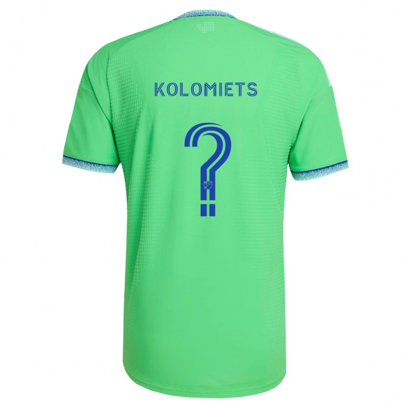 Danxen Herren Vitalii Kolomiets #0 Grün Hellblau Heimtrikot Trikot 2026/27 T-Shirt Österreich