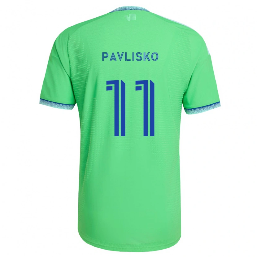 Danxen Herren Kirsten Pavlisko #11 Grün Hellblau Heimtrikot Trikot 2026/27 T-Shirt Österreich