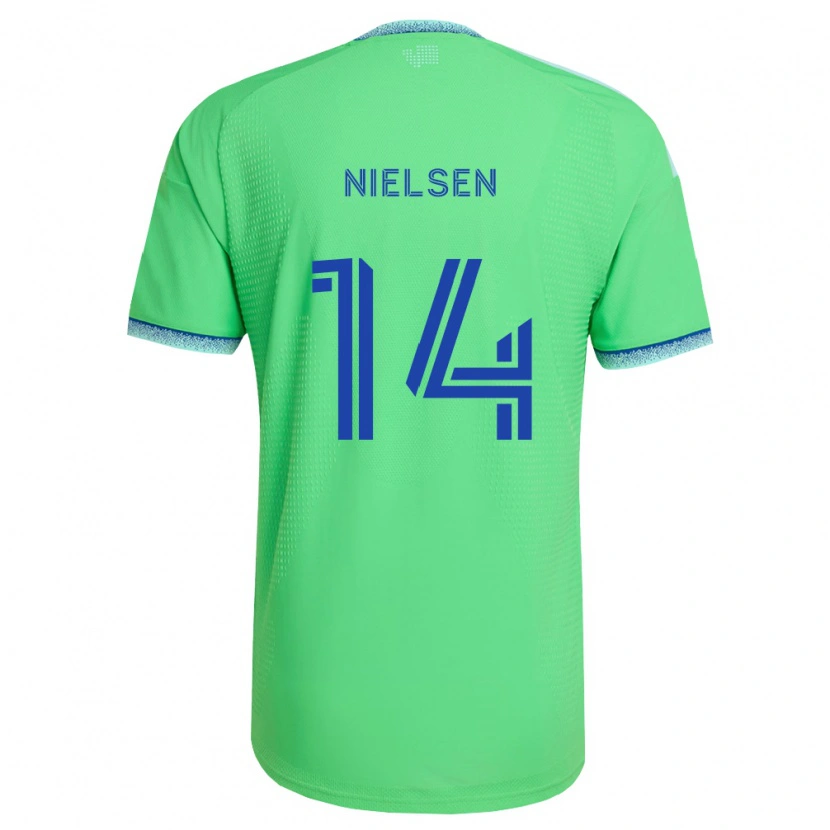 Danxen Herren Taylor Nielsen #14 Grün Hellblau Heimtrikot Trikot 2026/27 T-Shirt Österreich