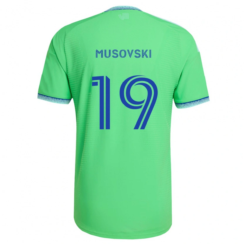 Danxen Herren Danny Musovski #19 Grün Hellblau Heimtrikot Trikot 2026/27 T-Shirt Österreich